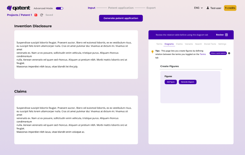 Interface après la refonte